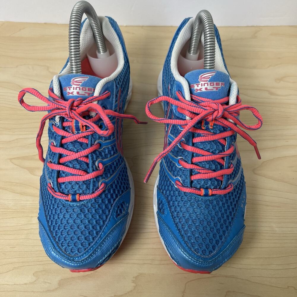 Spira Stinger XLT Blue Pink Running Shoes Sneakers Womens Size 6.5